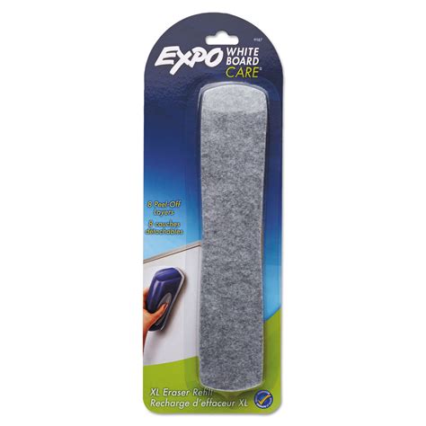 White Board Care Dry Erase Xl Eraser Refill By Expo San9387