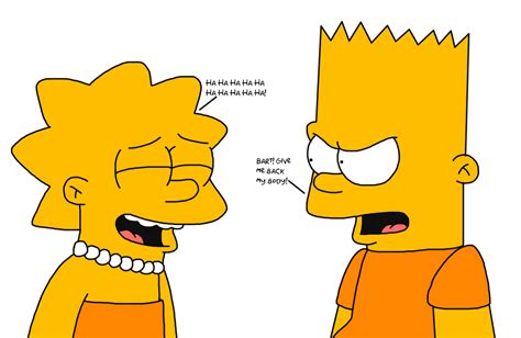 Body Swap Bart And Lisa Simpson By Marcospower1996 On Deviantart