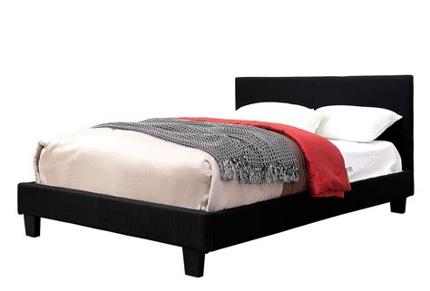 Sims Platform Bed Black By Furniture Of America Furniturepick