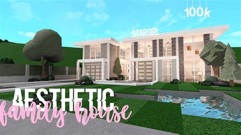 Featured image of post Roblox Bloxburg Aesthetic Modern Family Home 94K House Build