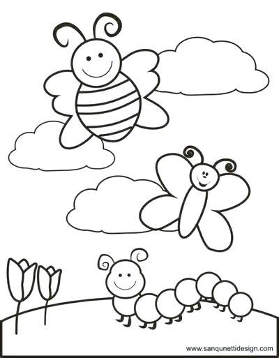 Grab these free spring coloring pages! Spring Themed Coloring Pages at GetColorings.com | Free ...