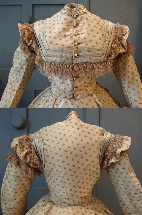 It was a period that was transformed by the second industrial revolution, the california gold rush, and the civil war, to name but of few of the era's landmark events. Stunning 1860s Chiné à la Branche Silk Crinoline Dress ...