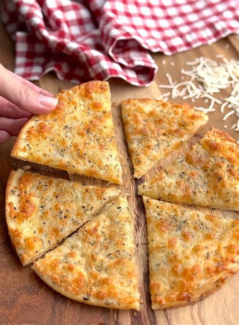 Air Fryer Cheesy Tortilla Garlic Bread