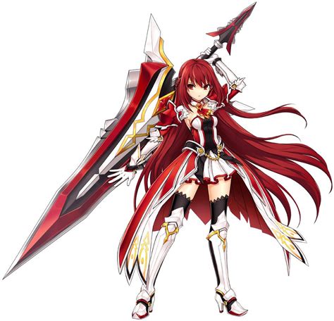 엘리시스엘소드 Elsword Anime Warrior Character Art