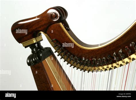 Welsh Triple Harp Stock Photo Alamy