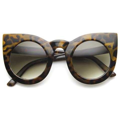 Oversize Round Circle Pointed Cat Eye Sunglasses 9180 Cat Eye