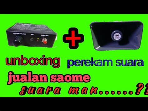 Unboxing Alat Perekam Suara Bt Jualan Keliling Youtube