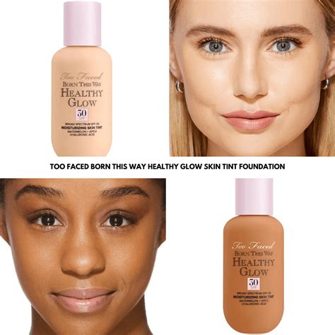 Too Faced Born This Way Healthy Glow Skin Tint Foundation Beautyvelle