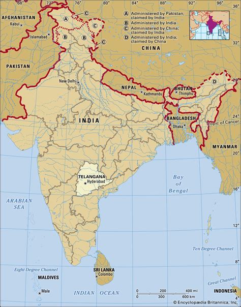 Where Is Telangana In India Map Angela Maureene