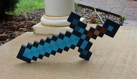 DIY Minecraft Sword (Wooden Sword Tutorial) - Handmade with Ashley