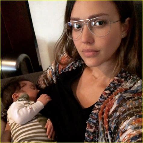 Jessica Alba Breastfeeds Son Hayes In A Target Dressing Room Photo