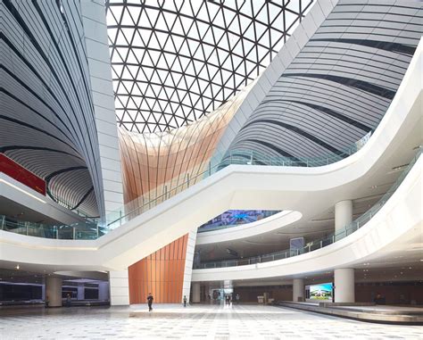 Zaha Hadid Architects Daxing Airport With The Worlds