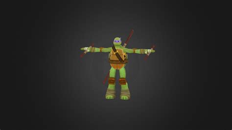 Donnie Vr Tmnt 2012 Download Free 3d Model By Sonic Plush