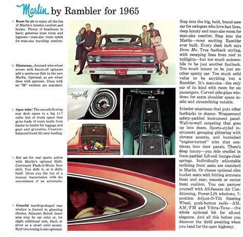 Pin On Rambler Amc Car Brochures