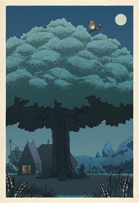 Image Of Atop The Camphor Tree By Bill Mudron Art Studio Ghibli Studio
