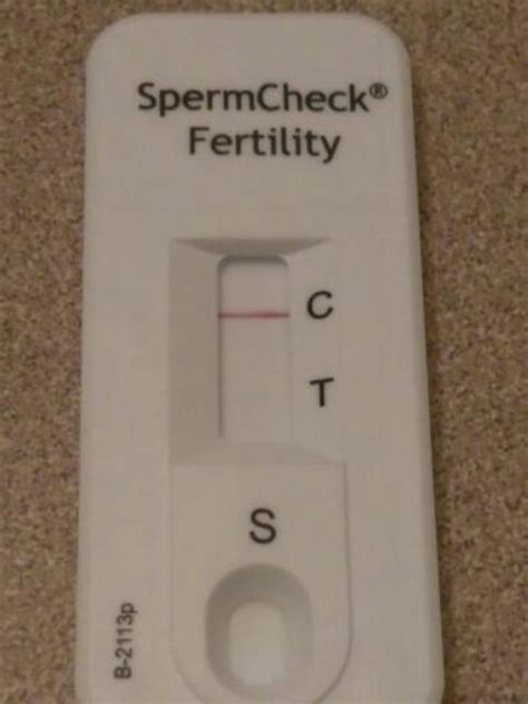 Husbands Spermcheck Fertility Test Faint Line Do You See A Faint