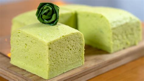 Steamed Pandan Sponge Cake My Lovely Recipes