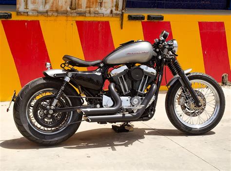 Sportster Cafe Racer With Bobber Touches Lord Drake Kustoms