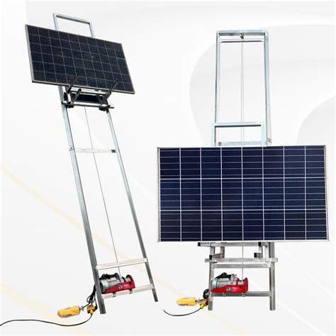 Solar Panel Ladder Hoist 6m 20ft Electric Cargo Lift For Pv Modules