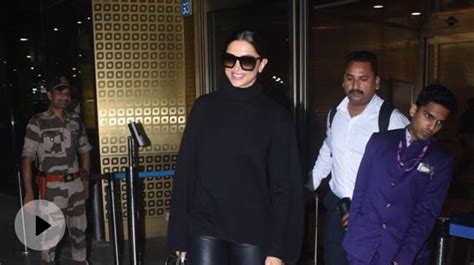 Deepika Padukone Done With Oscar Duties Returns To Mumbai See