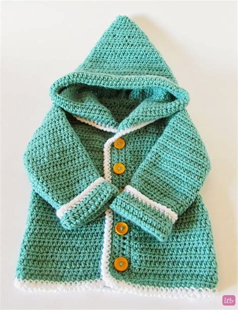 Crochet Hooded Sweater Pattern Child Beginner Crochet