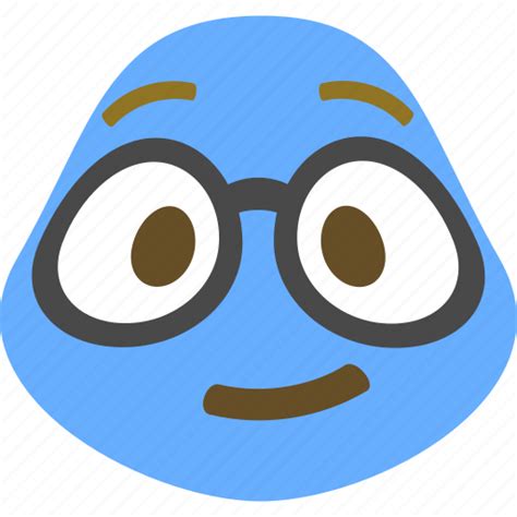 Emoji Emoticon Geek Nerd Icon