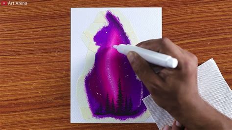 Easy Drawing For Beginners Cat Double Exposure Step By Step