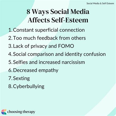 Social Media And Self Esteem 8 Possible Impacts