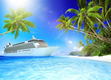 Cruise Ship Tropical Beach Concept Stock Photo By ©rawpixel 88166088