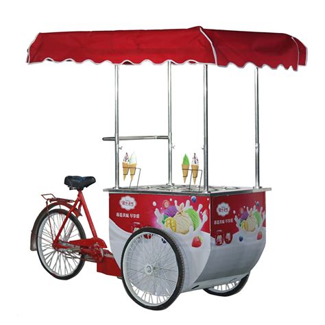 Yituo Electric Ice Cream Van Street Vending Tricycle With Refrigerator For Sale China Ice