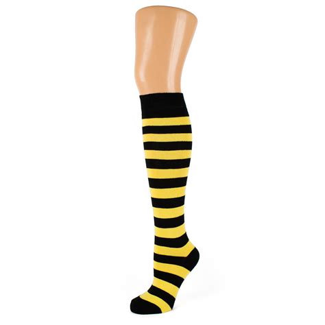 Thick Striped Knee High Socks Ebay
