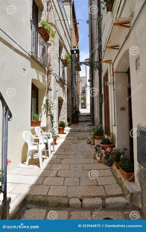 The Village Of Irsina In Basilicata Italy Stock Image Image Of