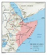 Detailed map of Horn of Africa with relief - 1972 | Horn of Africa ...