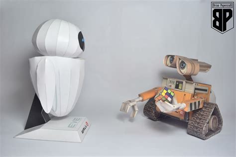 Wall E And Eve Papercraft Brian Papercraft