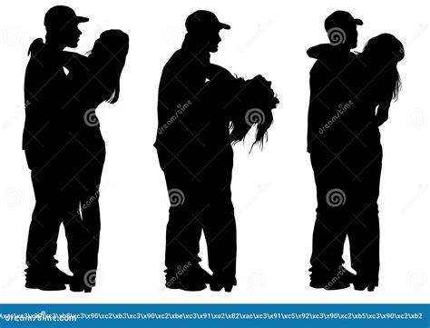 Couples Embrace Stock Vector Illustration Of Vector 14478414