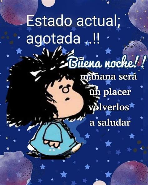 Mafalda buenas noches Imágenes Buenas Noches