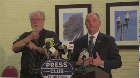 Governor Edwards Delivers Remarks At The Baton Rouge Press Club Youtube