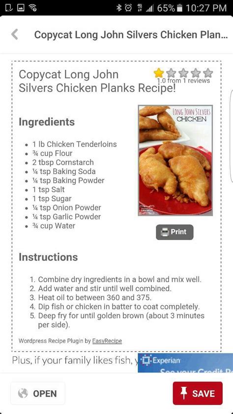 Check spelling or type a new query. Long John Silvers Chicken Planks | Copykat recipes, Chicken recipes, Fish recipes