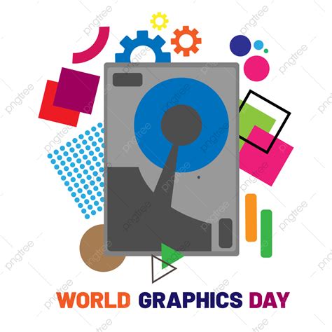 World Graphics Day Vector Design Images World Graphics Day Harddrive