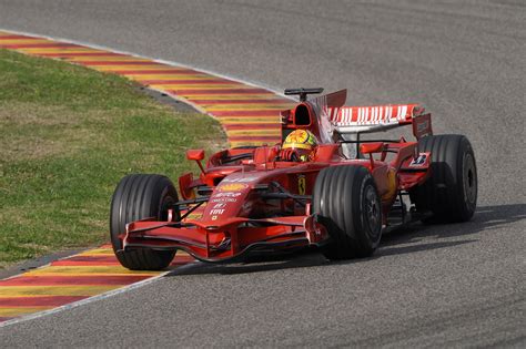 The car also featured new front and rear wings and a slightly lower engine cover due to the reduction in the fuel tank limit from 195 to 150 litres. "Rossi testing out the 2007 Ferrari F1 car" by ByronFive in motogp : ImagesOfThe2000s