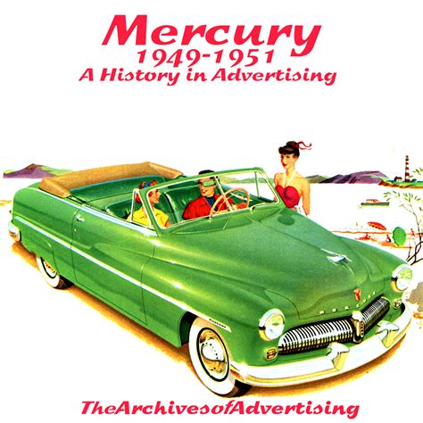 1949 1950 1951 Mercury Ad Cd Rom 72 Different Ads