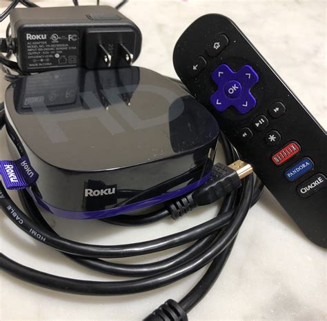 Roku Hd 2500x 2nd Generation Media Streamer W Adapter And Remote Hdmi Rca Ebay