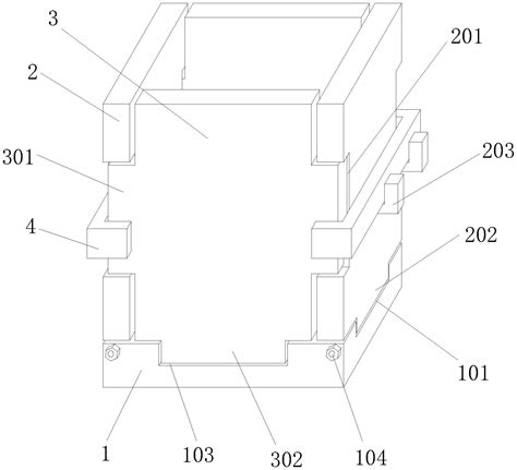 一种土木建筑工程施工用的浇筑框架固定模板结构的制作方法