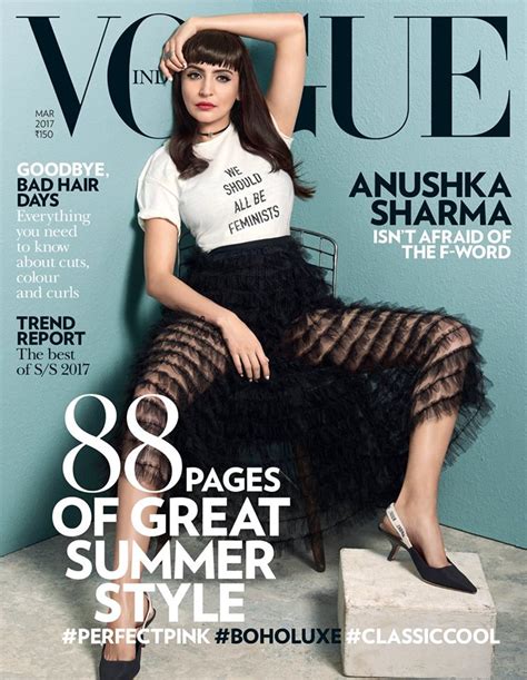 Anushka Sharma On The Cover Of Vogue India Magazine March 2017 News