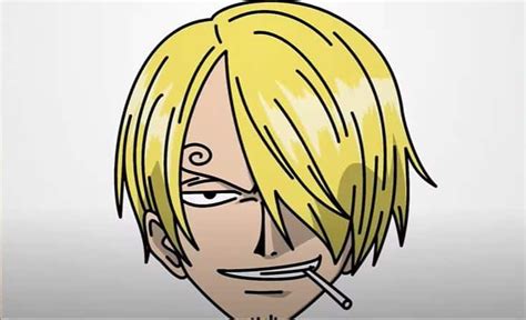 How To Draw SANJI From One Piece With This How To Video And Step By