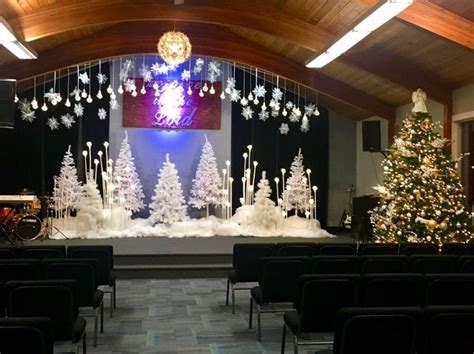 Pin By Di Candy On Church Decorating Church Christmas Decorations