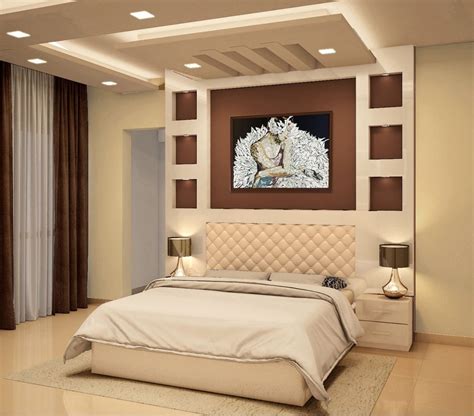Latest Modern Bedroom Ceiling Design 2020 With Fan Perfect Photo Source