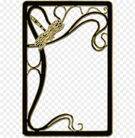 Art Nouveau Frame 2 By Nolamom3507 On Deviantart Png Art Nouveau