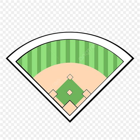 Cartoon Baseball Field Clipart Vector Baseball Field Top Clip Art