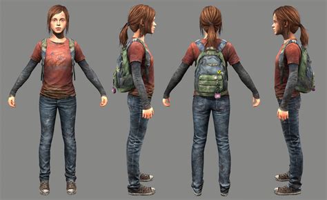 Ellie The Last Of Us Fan Art Game Resolution Model Youtube Vrogue